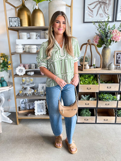 Green Jennifer Top