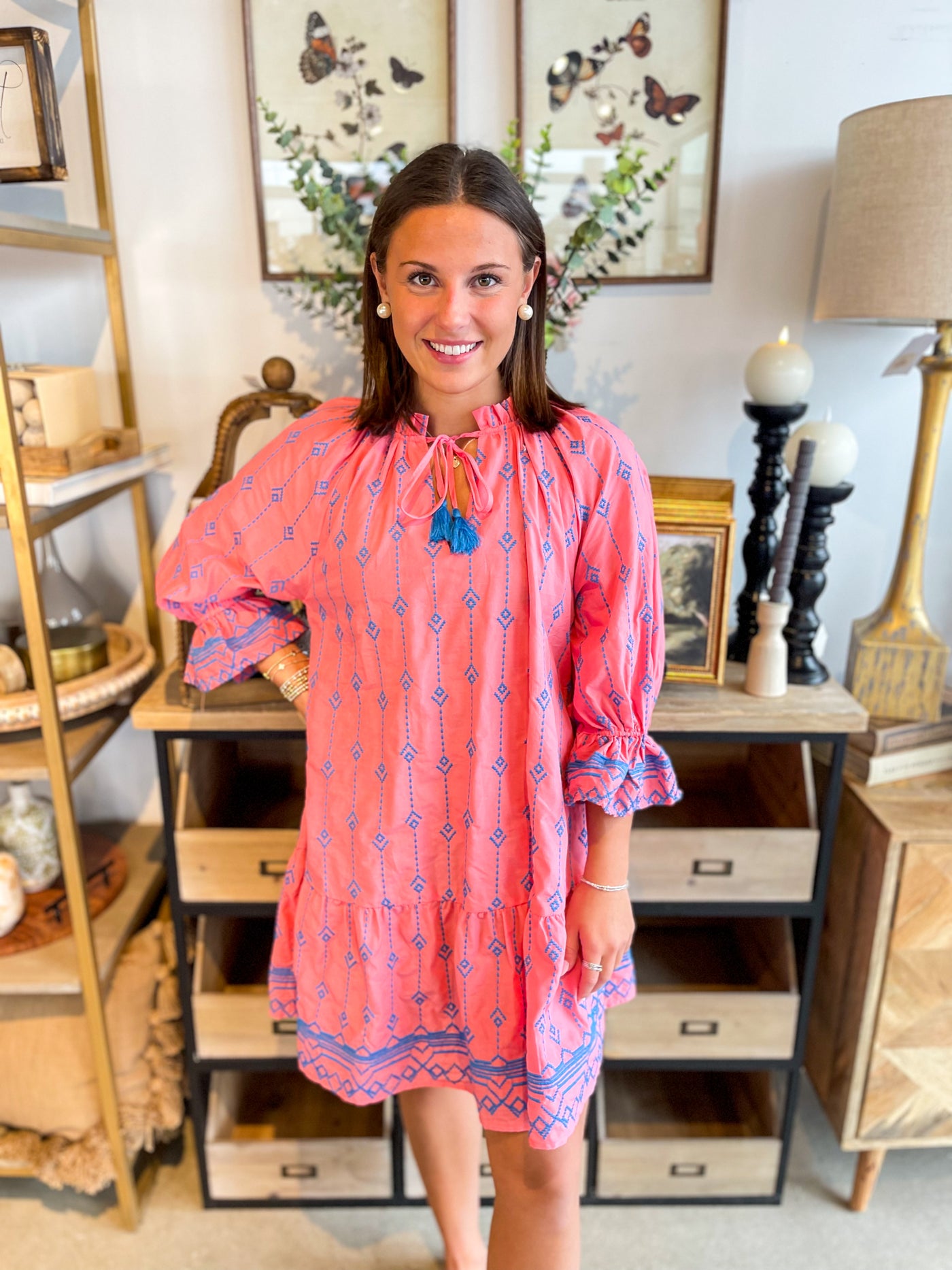 Umgee Pink Thea Dress