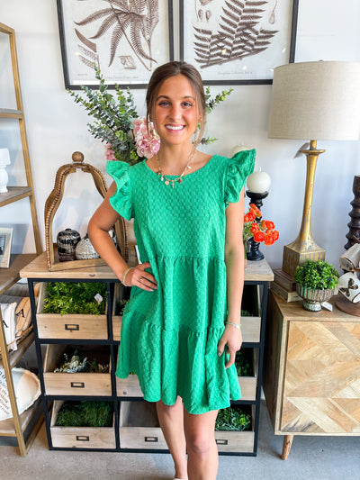 Umgee Green Avani Dress