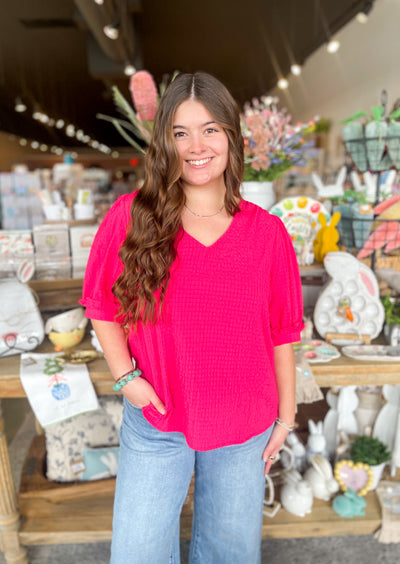 Pink Collette Top