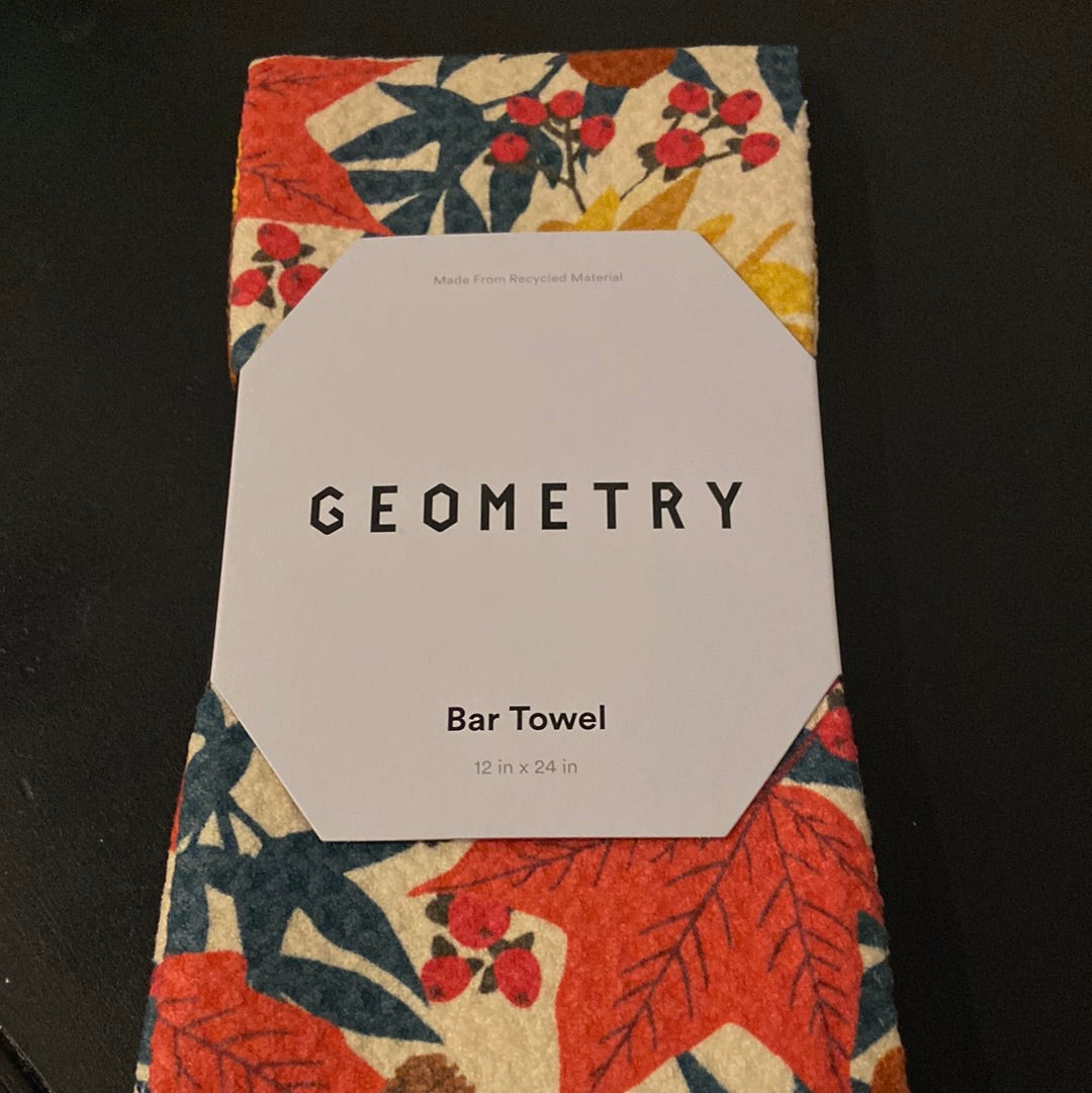 Geometry Bar Towel