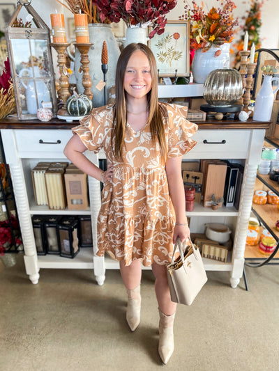 Taupe Larias Dress