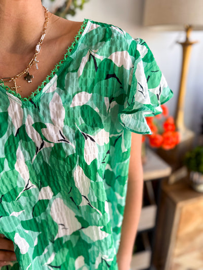 Easel Cap Sleeve Wylie Top