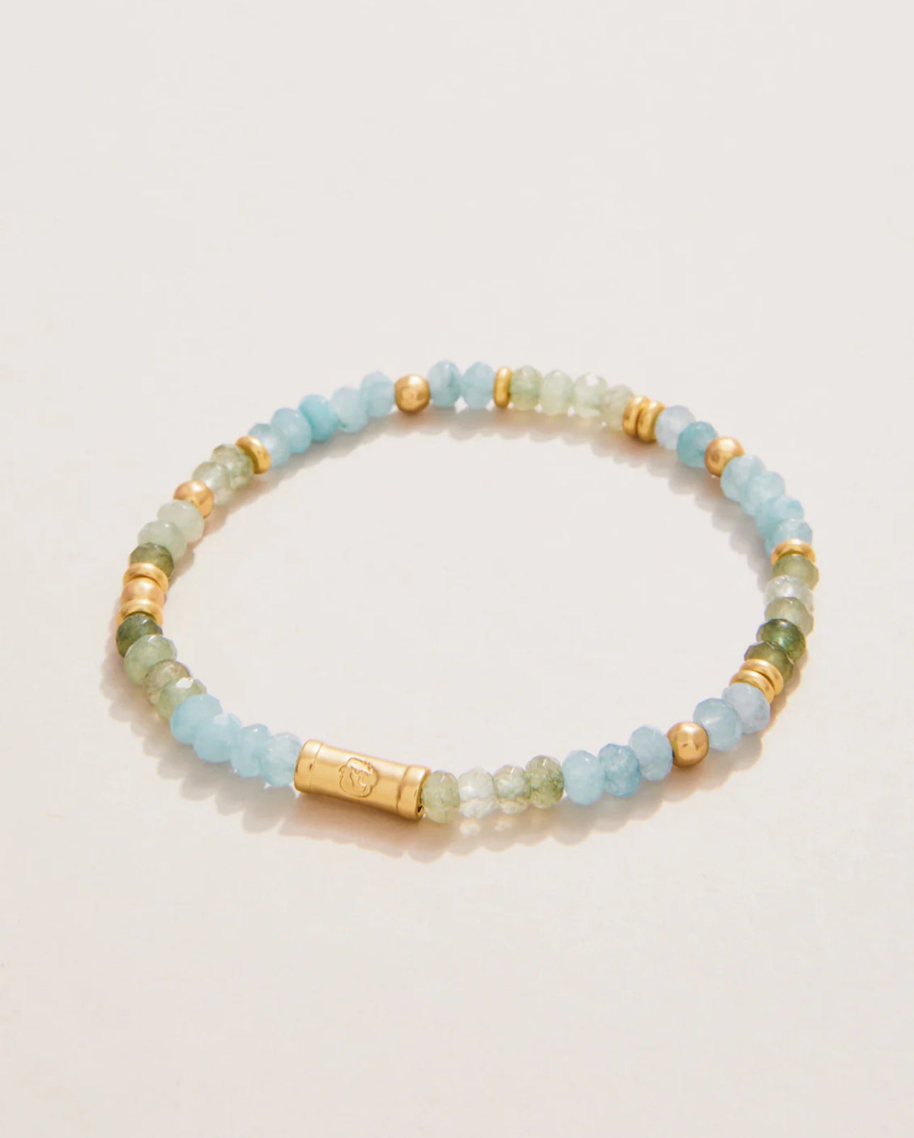 Spartina 4mm Stone Stretch Bracelet Blue/Green