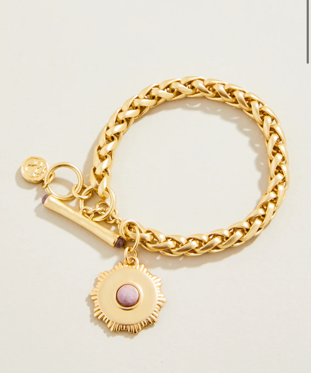 Spartina Medallion Toggle Bracelet Lilac