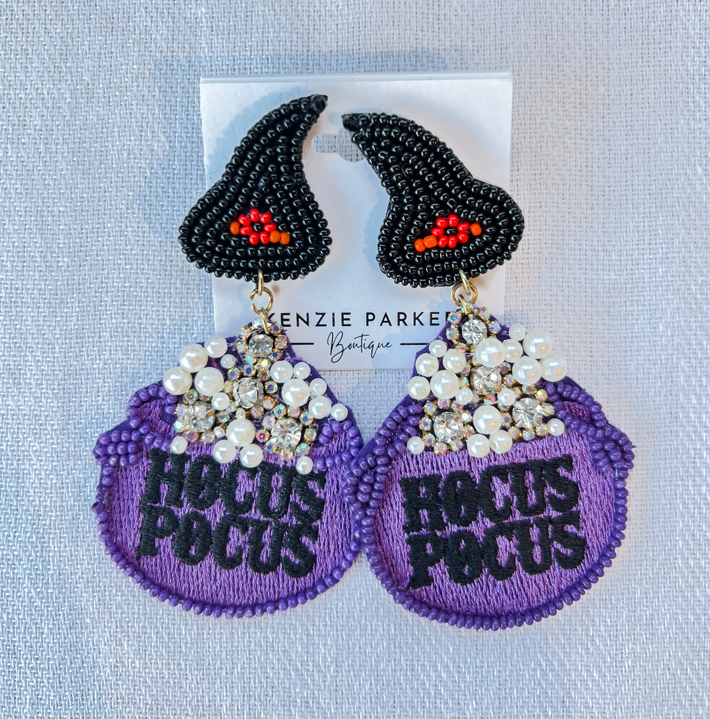 Hocus Purple Earrings