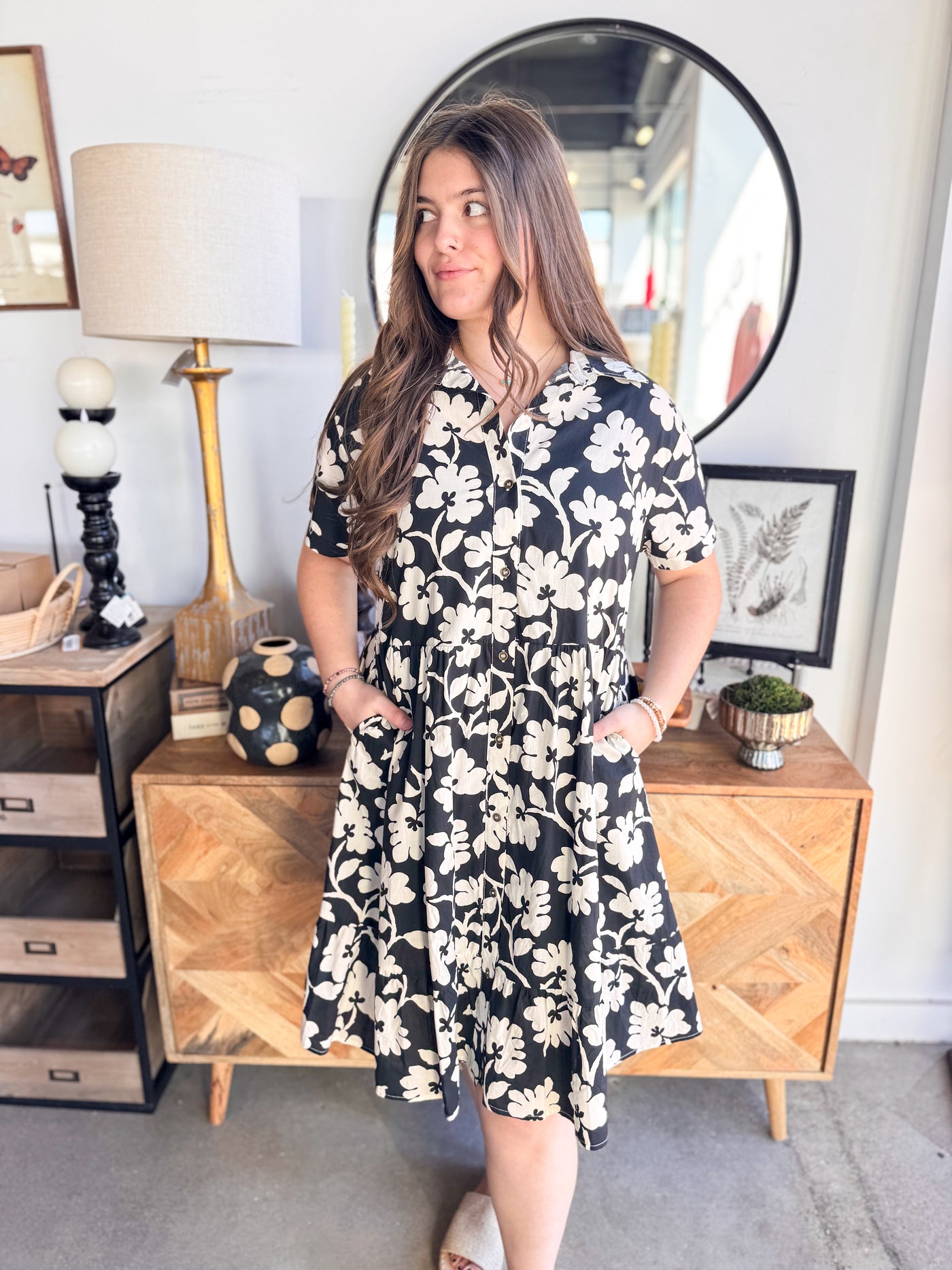 Black Multi Shoshone Dress