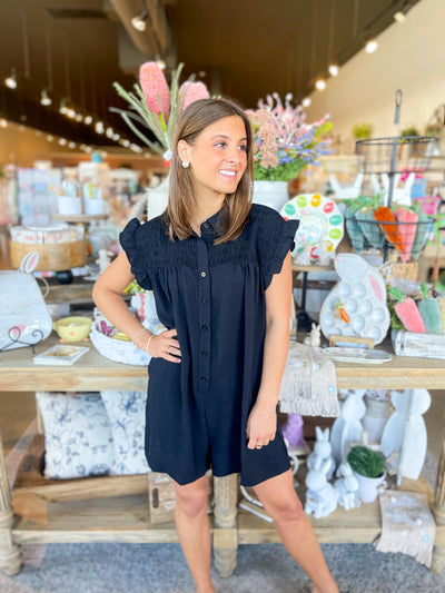 Black Kenna Romper