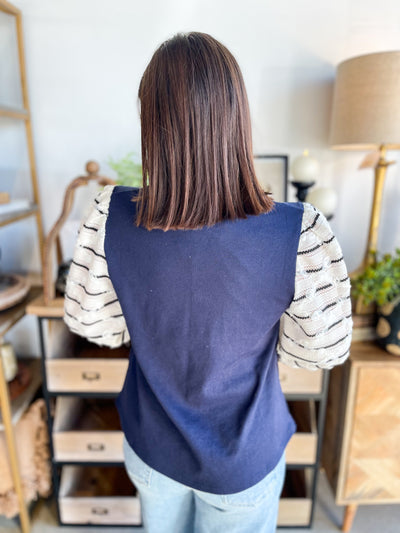 Voy Navy Bodie Top