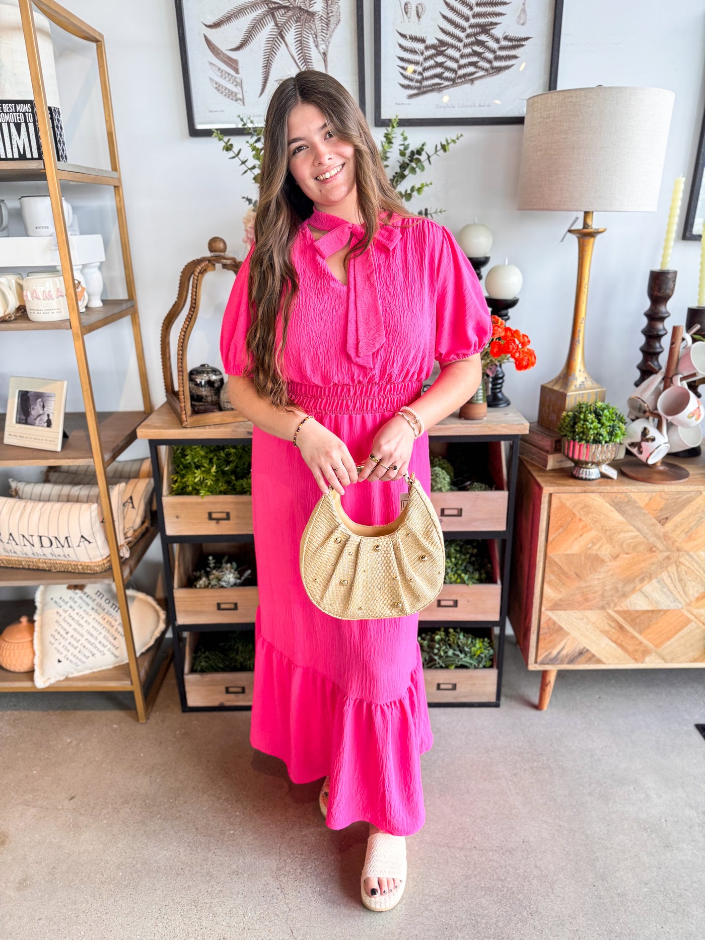 Valencia Pink Maxi Dress