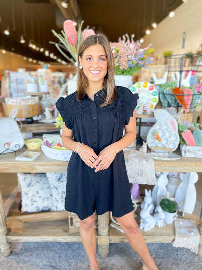Black Kenna Romper