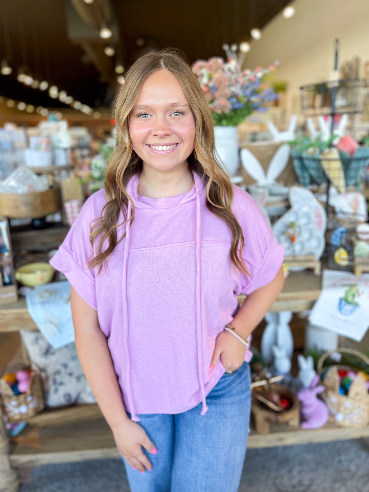 Wynn Orchid Casual Short Sleeve Tee