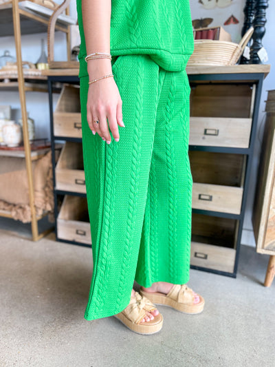 CC Green Kelly Short Set