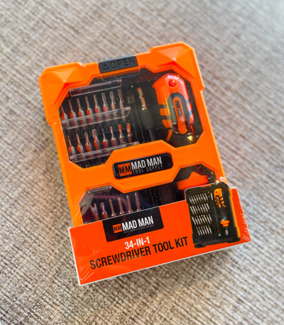 34-in-1 Screw Driver Tool Kit