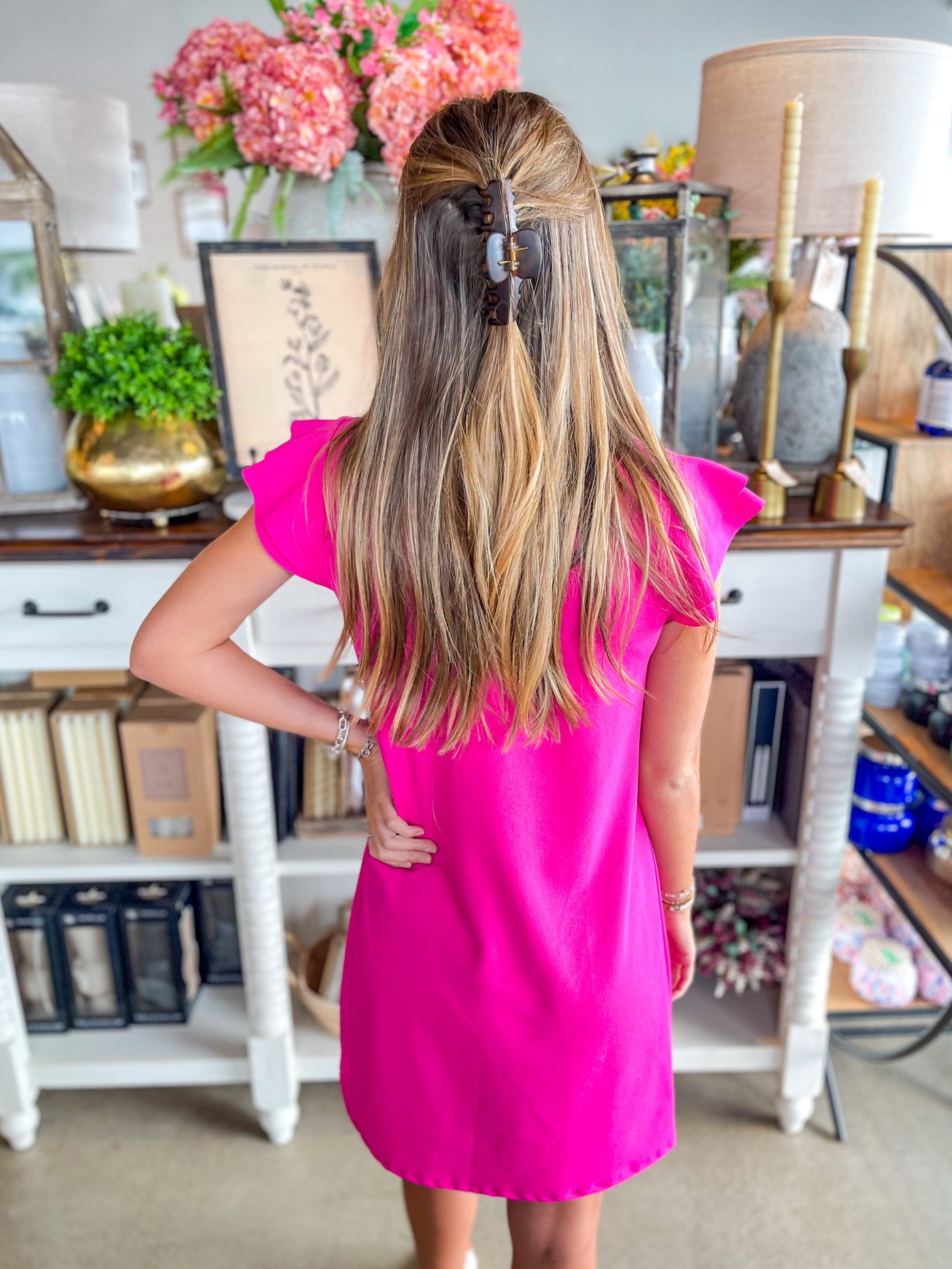 Julia Magenta Dress