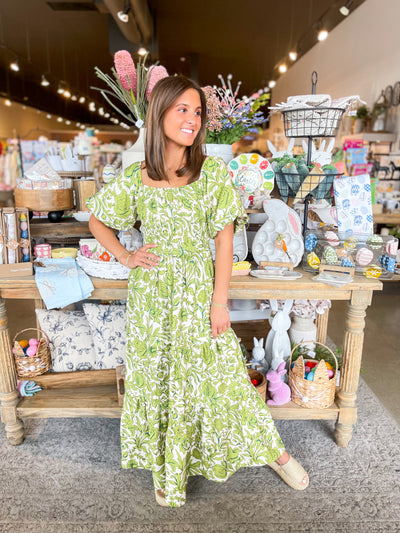 Lime Green Xenia Dress