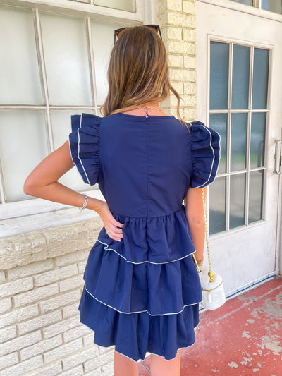Navy Barrett Dress