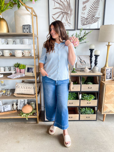 Blue Walker Top