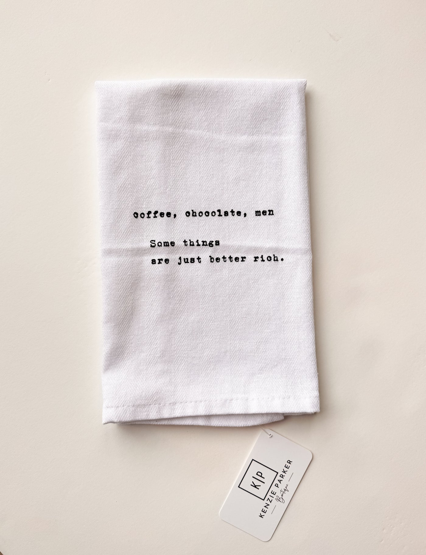 Coffee chocolate men towel