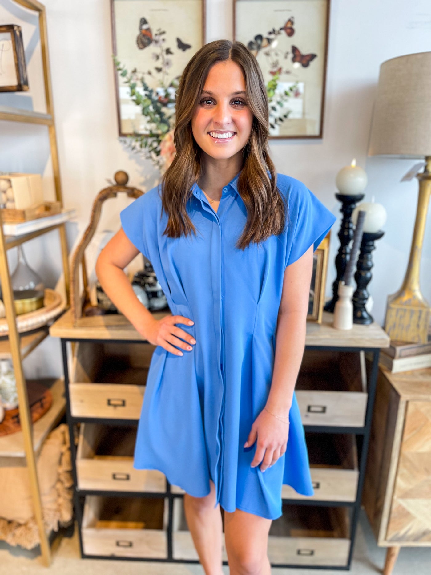 Blue Carly Dress