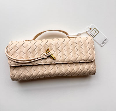 Ada Woven Rectangle Crossbody Bag