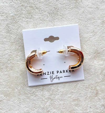 Mary Double Chunky Hoops