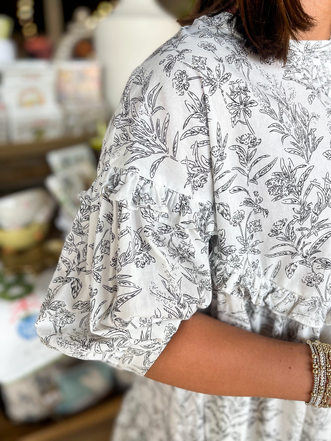 Ivy Ruffle Tiered Floral Mini Dress