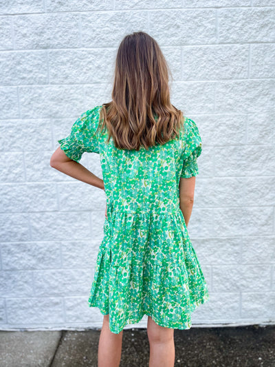 Mawiyah Floral Print Tiered Dress