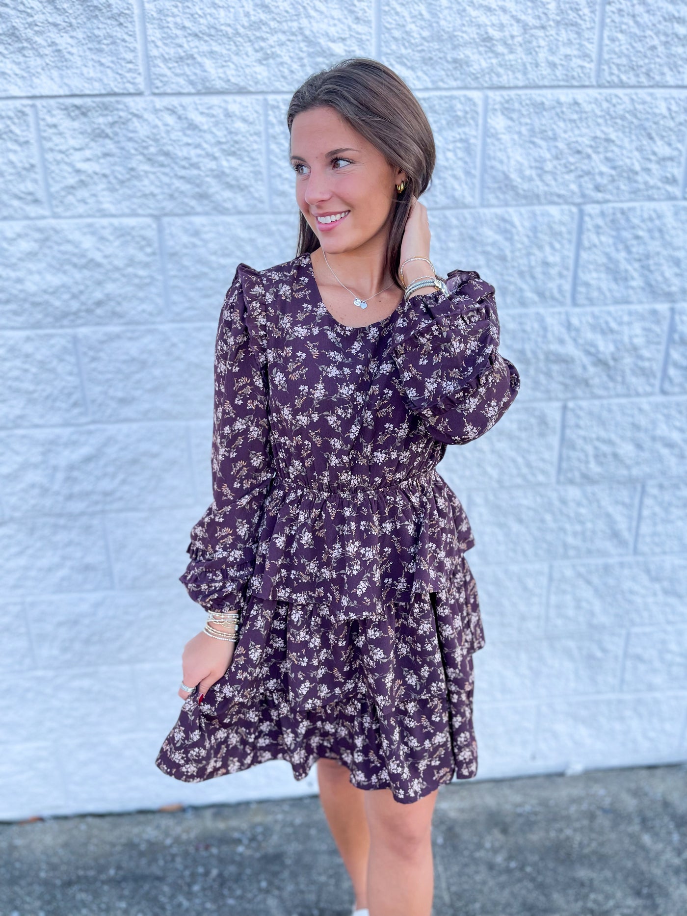 Mahogany Eliza Dress