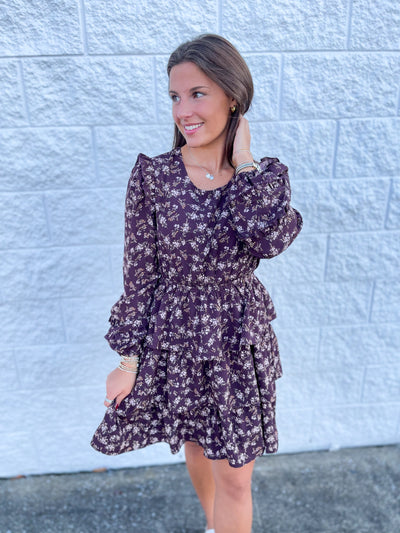 Mahogany Eliza Dress
