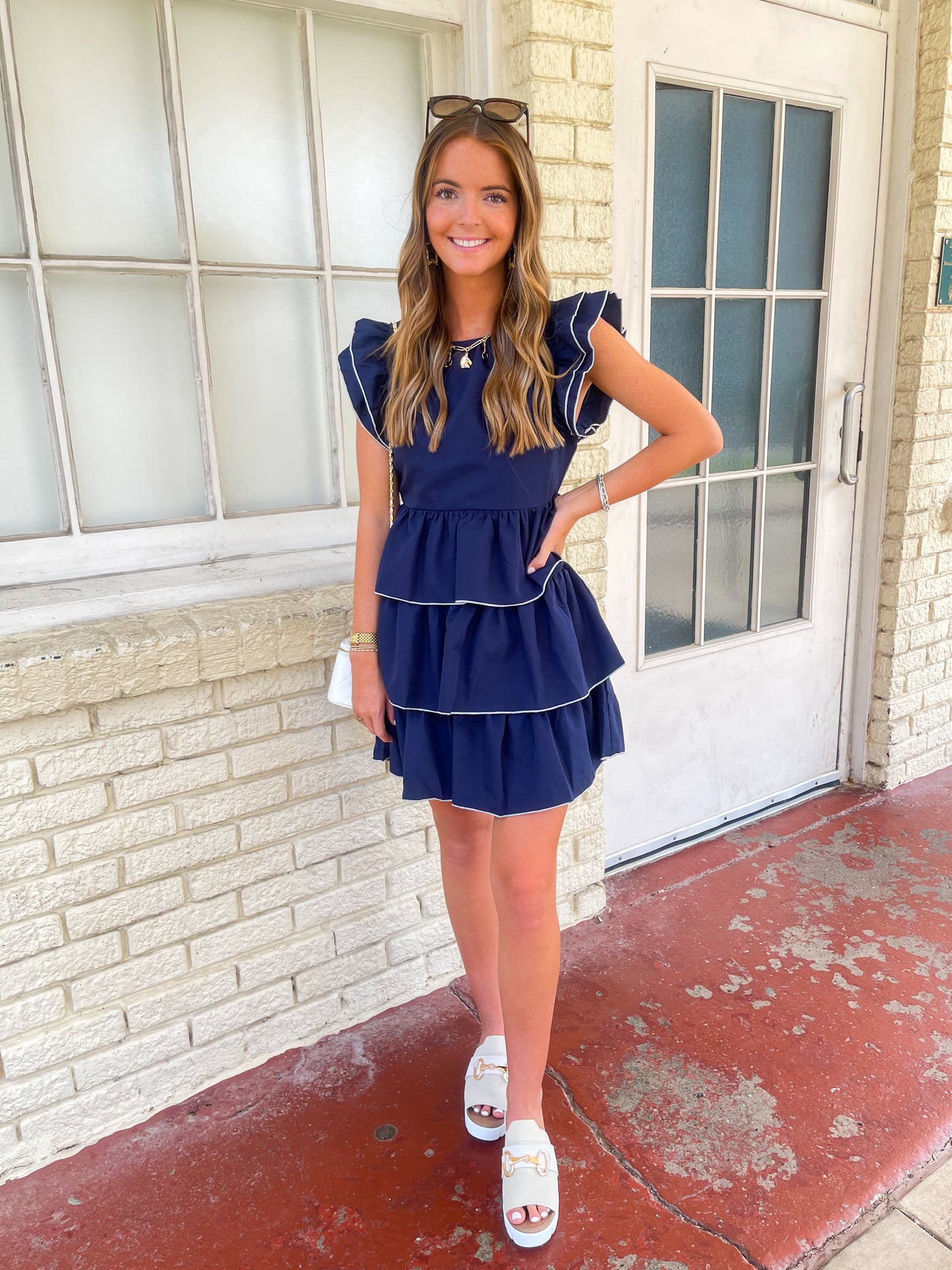 Navy Barrett Dress