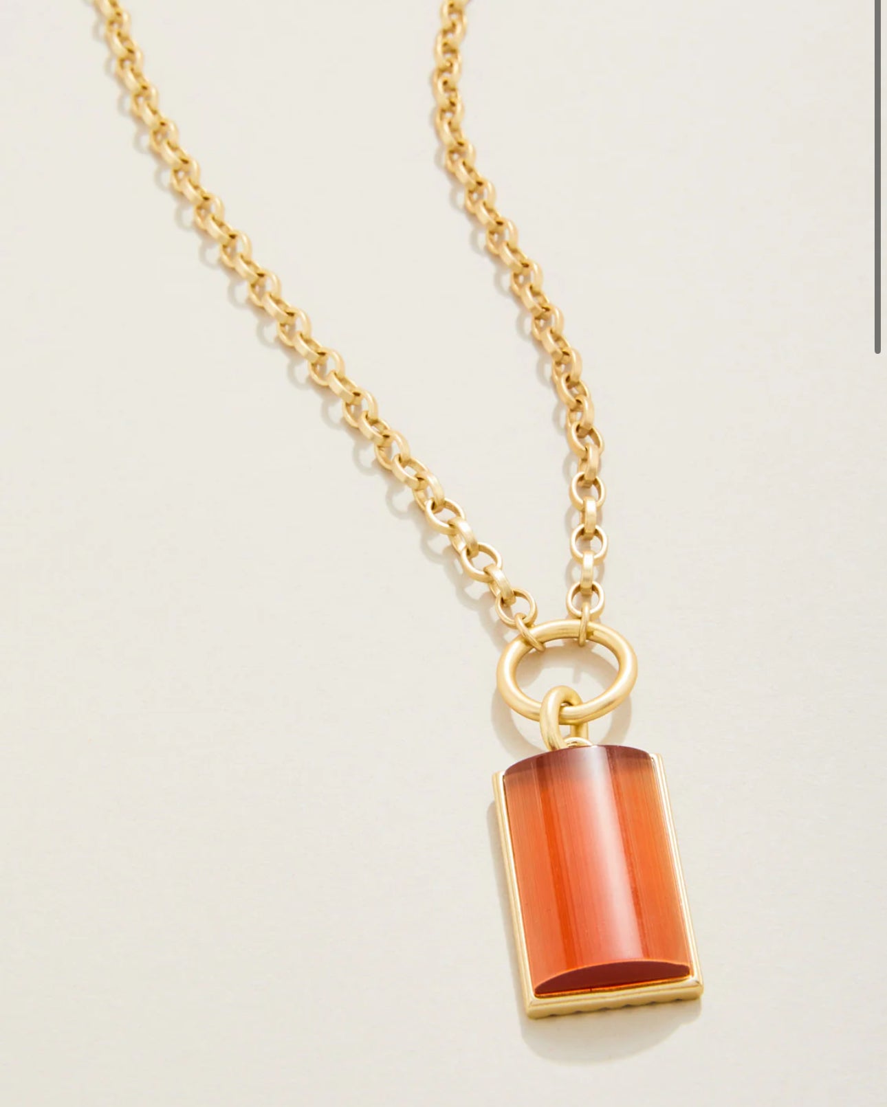 Spartina Highland Necklace 24” Optic Sunstone