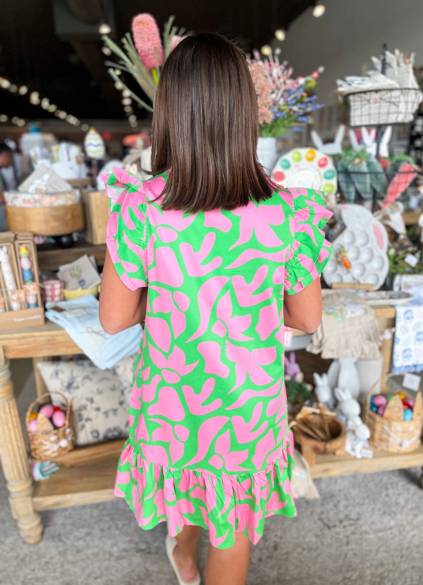 Abbie Pink Mary Square Dress