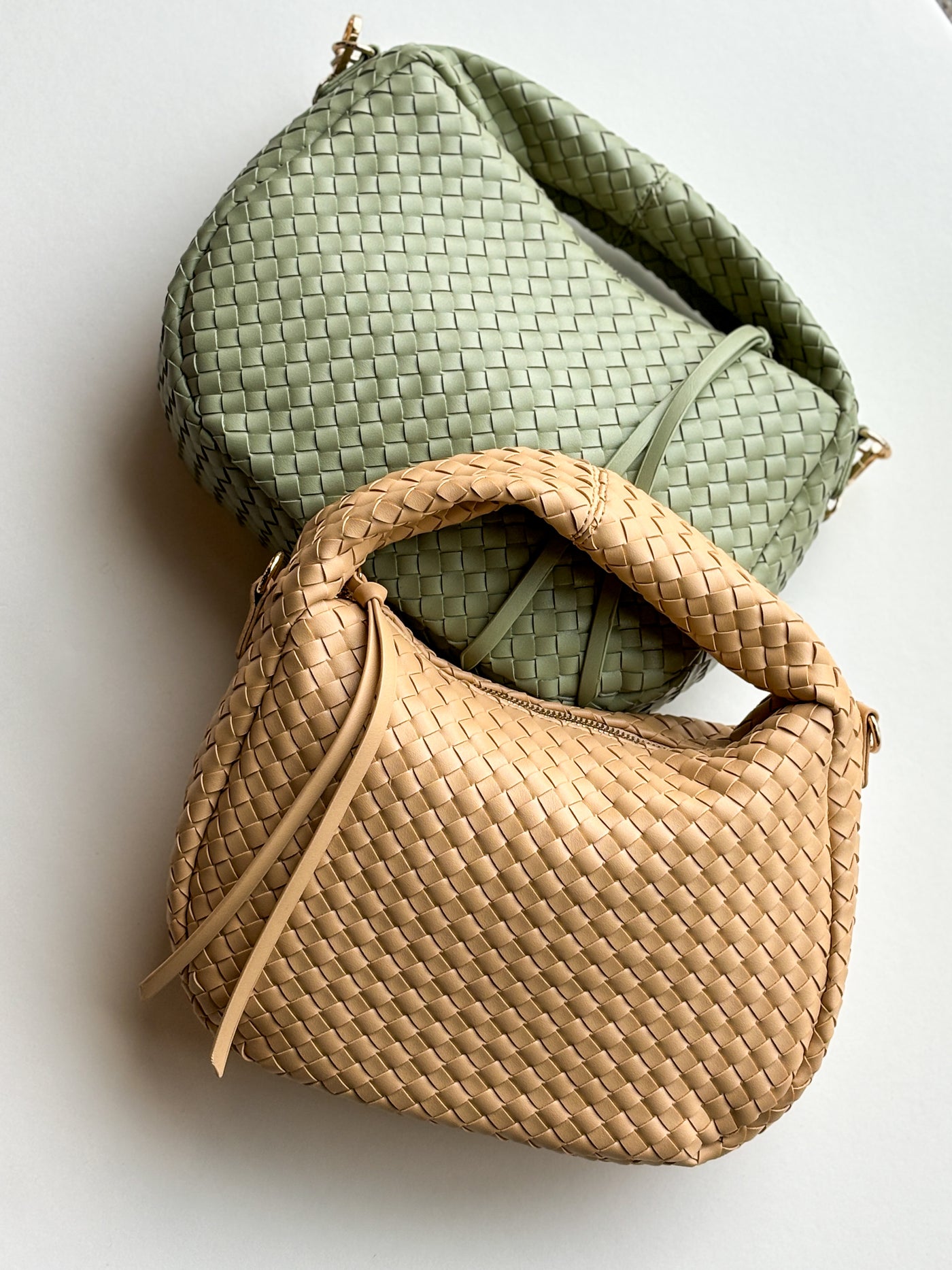 Alison Woven Hobo Bag