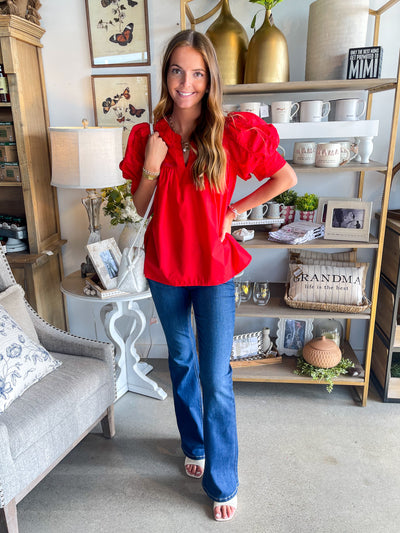 Belinda Entro Red Top