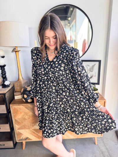 Black Mix Dalli Dress