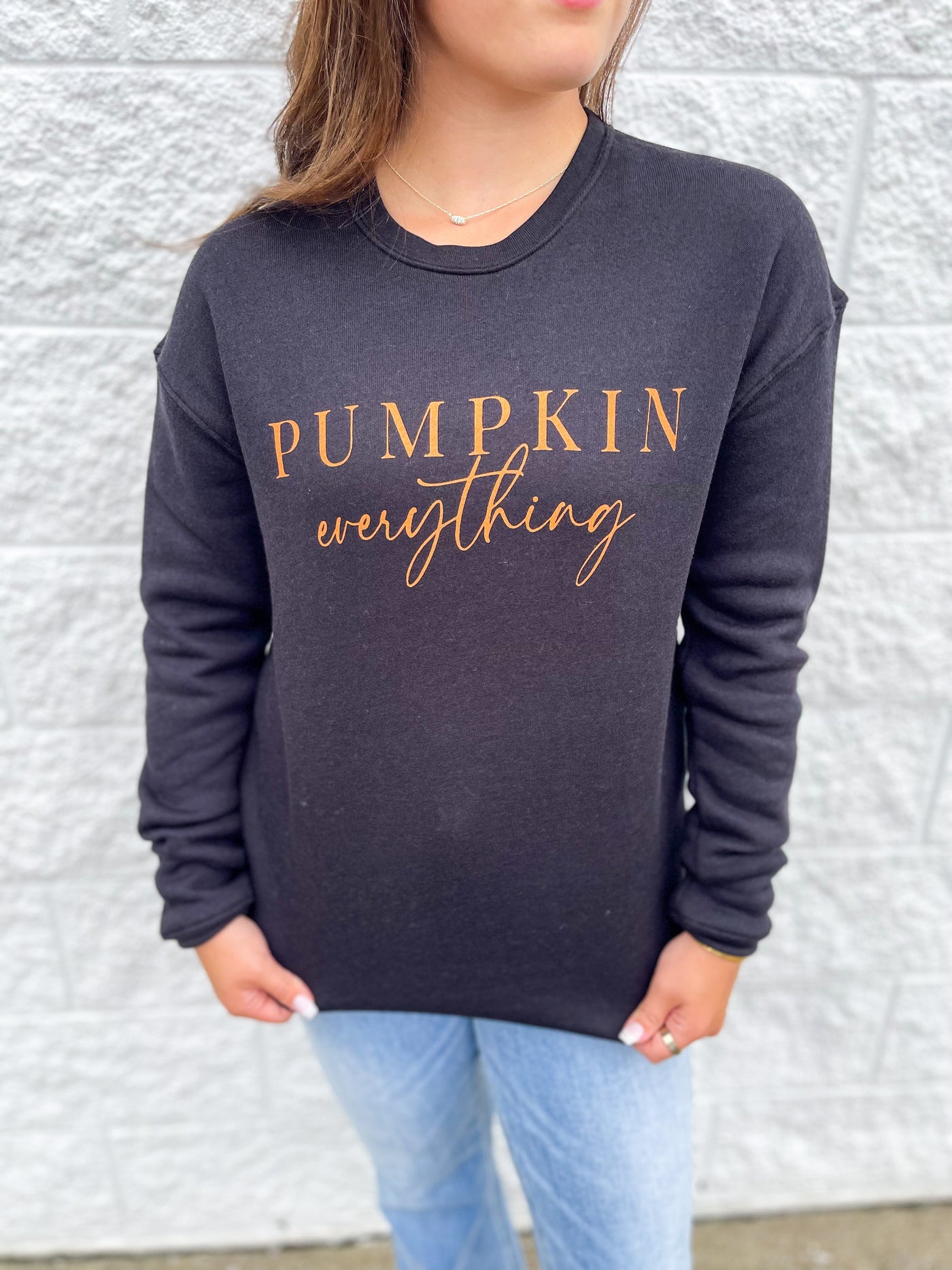 Pumpkin Everything Graphic Sweatshirt