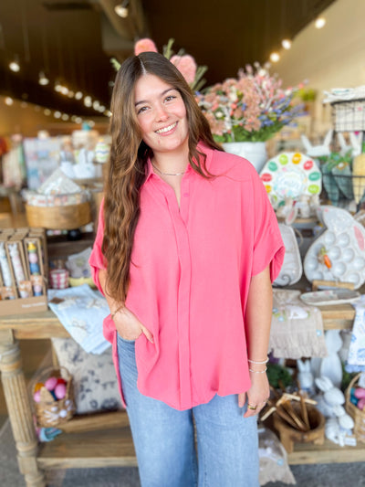 Coral Pink Keri Top
