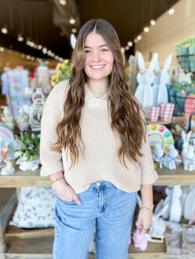 Taupe Davi Sweater