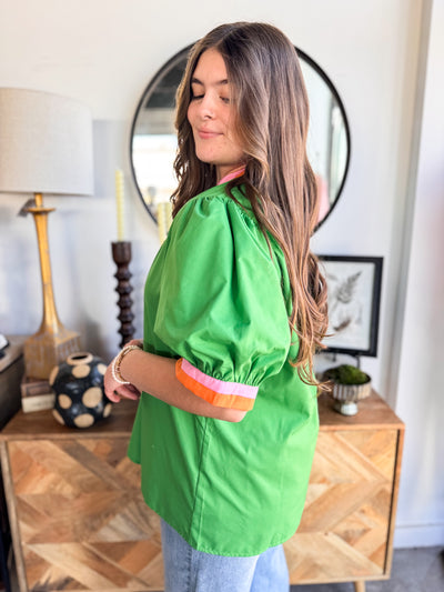 Green Haide Top