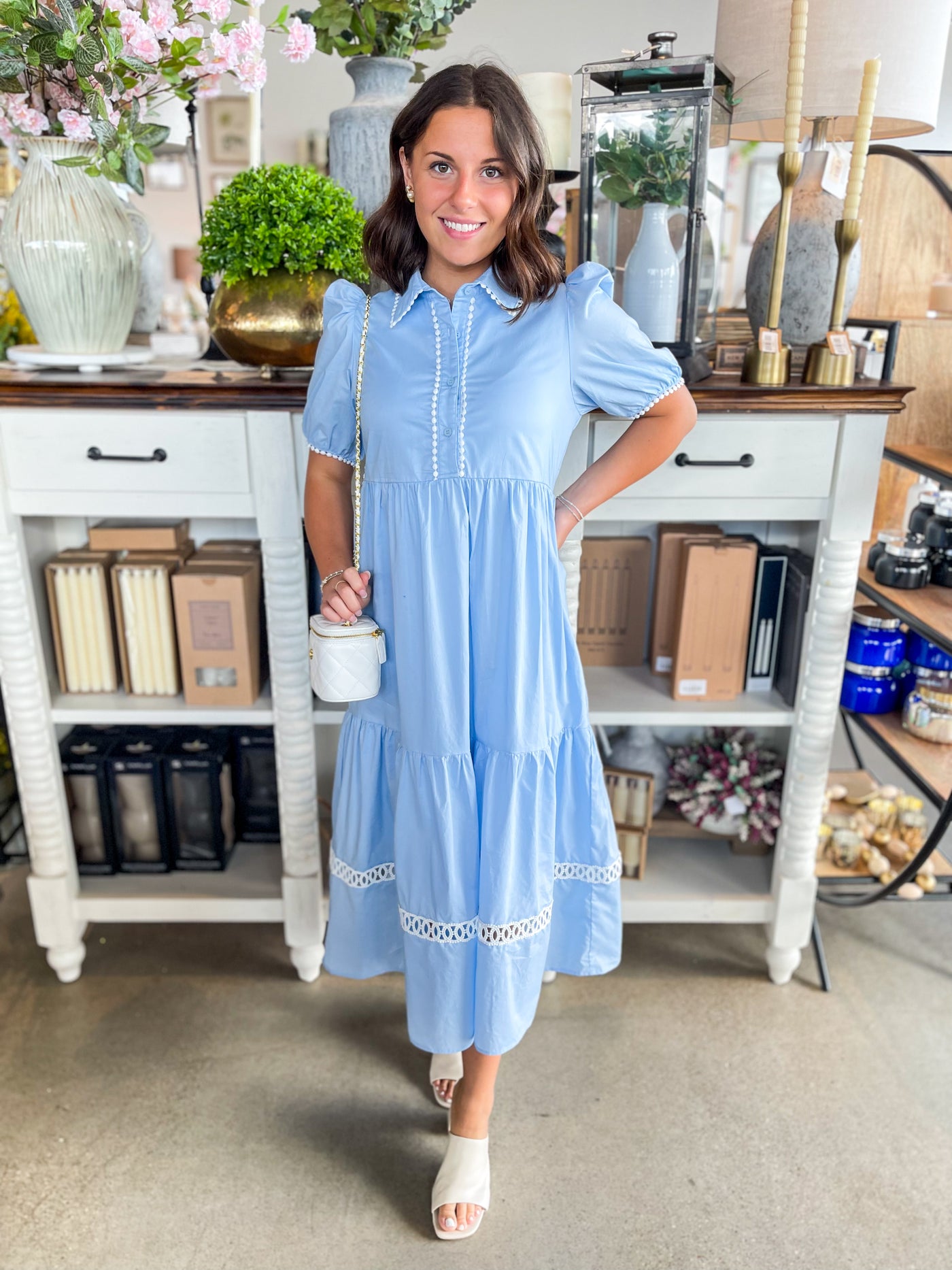 Baby Blue Bonnie Dress
