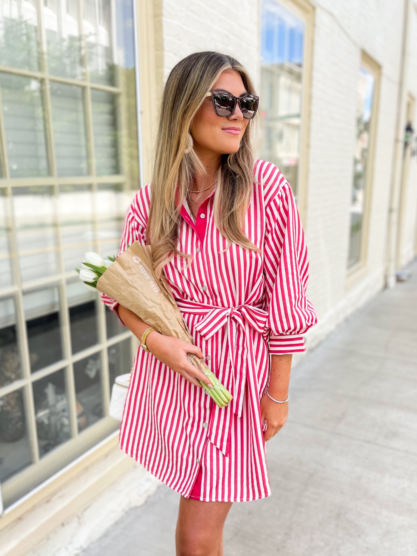 Entro Tomato Red Morgan Dress