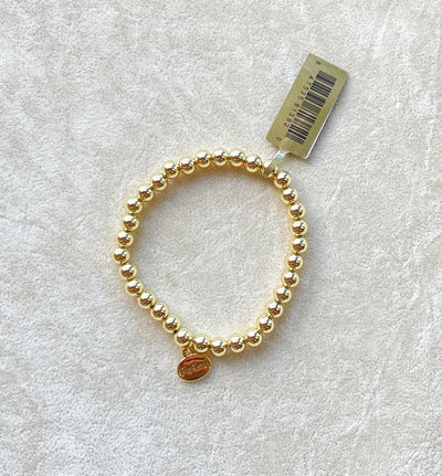 6mm Gold Bead Water Resistant Bracelet
