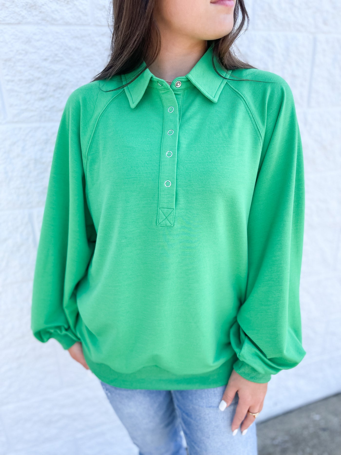 Green Carly Top