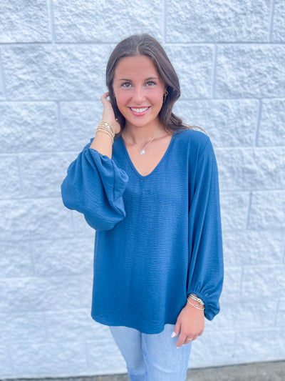 Lucia Teal Top