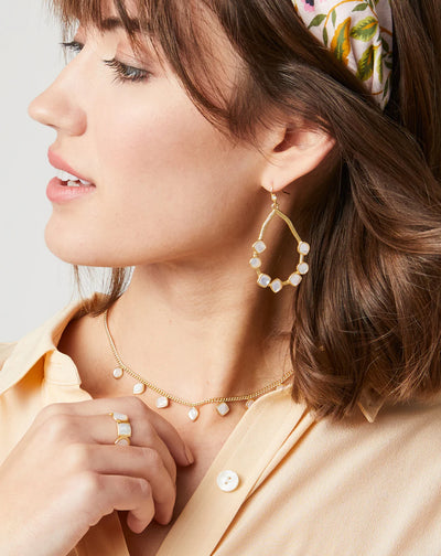 Spartina Maera Earrings Mother of Pearl
