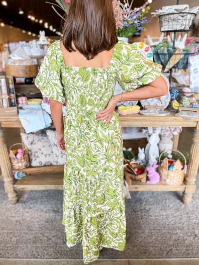 Lime Green Xenia Dress