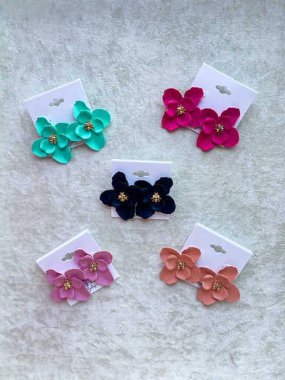 45mm Flower Earrings