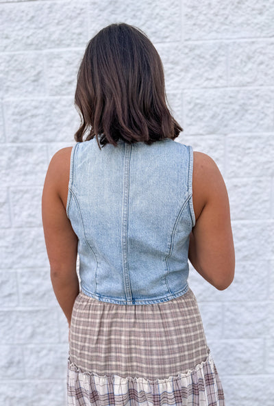 Just USA Classic Denim Vest