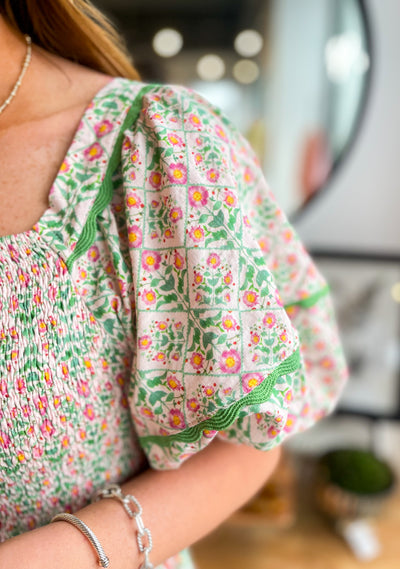 Umgee Pink Mix Laurel Dress